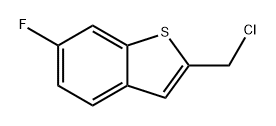 2-(氯甲基)-6-氟苯并噻吩,1093233-71-6,结构式