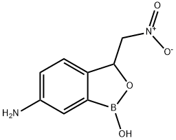 6-Amino-3-(nitromethyl)benzo[c][1,2]oxaborol-1(3h)-ol Structure