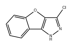 1H-Benzofuro[3,2-c]pyrazole, 3-chloro-