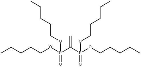 tetra-n-pentyl ethenylidenebisphosphonate Structure