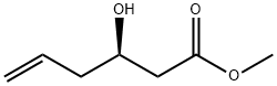 5-Hexenoic acid, 3-hydroxy-, methyl ester, (3R)- 结构式