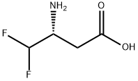 Butanoic acid, 3-amino-4,4-difluoro-, (R)- (9CI) Structure