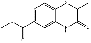 2-甲基-3-氧代-3,4-二氢2H-苯并[B][1,4]噻嗪-6-羧酸甲酯,1095996-52-3,结构式
