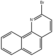 Benzo[h]quinoline, 2-bromo- 化学構造式