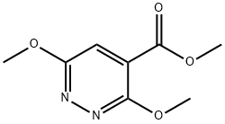 3,6-二甲氧基-4-哒嗪甲酸甲酯 结构式