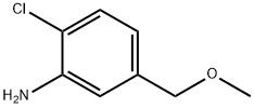 2-chloro-5-(methoxymethyl)aniline Structure
