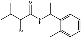 2-溴-3-甲基-N-(1-(邻甲苯基)乙基)丁烷酰胺,1097822-65-5,结构式