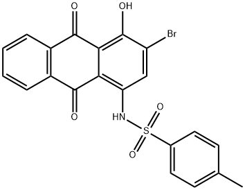 Benzenesulfonamide, N-(3-bromo-9,10-dihydro-4-hydroxy-9,10-dioxo-1-anthracenyl)-4-methyl-