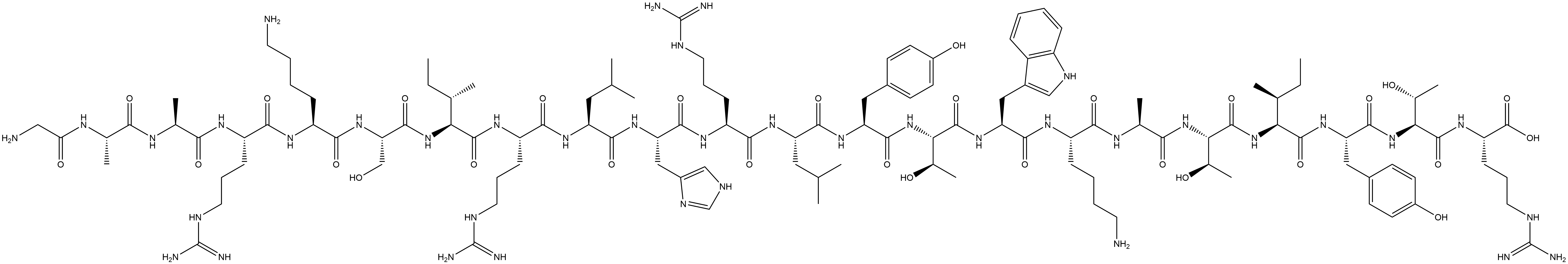 抗菌肽PP13, 1099486-04-0, 结构式