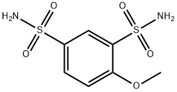 1,3-Benzenedisulfonamide, 4-methoxy- Structure
