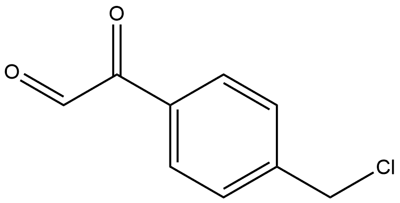 Benzeneacetaldehyde, 4-(chloromethyl)-α-oxo-,109991-23-3,结构式