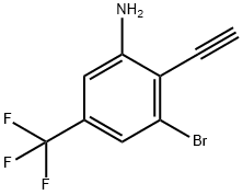 Benzenamine, 3-bromo-2-ethynyl-5-(trifluoromethyl)-