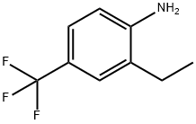 2-乙基-4-(三氟甲基)苯胺, 1101062-03-6, 结构式