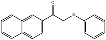 Ethanone, 1-(2-naphthalenyl)-2-(phenylthio)- Struktur