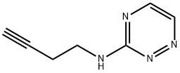 1,2,4-Triazin-3-amine, N-3-butyn-1-yl- 化学構造式