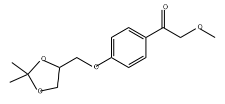Ethanone, 1-[4-[(2,2-dimethyl-1,3-dioxolan-4-yl)methoxy]phenyl]-2-methoxy-