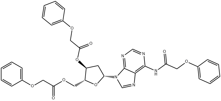 Adenosine, 2'-deoxy-N-(2-phenoxyacetyl)-, 3',5'-bis(2-phenoxyacetate)