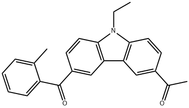Ethanone, 1-[9-ethyl-6-(2-methylbenzoyl)-9H-carbazol-3-yl]-