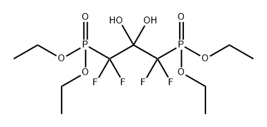Phosphonic acid, (1,1,3,3-tetrafluoro-2,2-dihydroxy-1,3-propanediyl)bis-, tetraethyl ester (9CI)