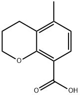 2H-1-Benzopyran-8-carboxylic acid, 3,4-dihydro-5-methyl- Structure