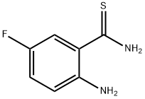 2-amino-5-fluorobenzene-1-carbothioamide Structure