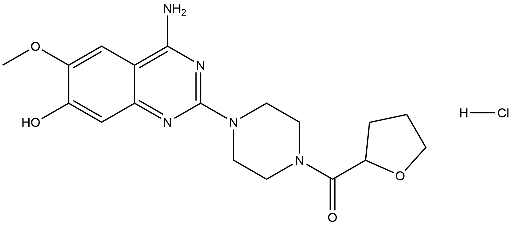 特拉唑嗪EP杂质H 结构式