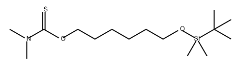 Carbamothioic acid, N,N-dimethyl-, O-[6-[[(1,1-dimethylethyl)dimethylsilyl]oxy]hexyl] ester