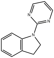 1H-Indole, 2,3-dihydro-1-(2-pyrimidinyl)-, 1111530-87-0, 结构式