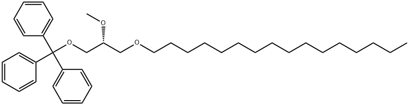 Benzene, 1,1',1''-[[(2R)-3-(hexadecyloxy)-2-methoxypropoxy]methylidyne]tris-