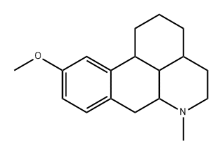 1H-Dibenzo[de,g]quinoline, 2,3,3a,4,5,6,6a,7,11b,11c-decahydro-10-methoxy-6-methyl- Structure