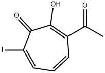 3-乙酰基-7-碘卓酚酮,111505-16-9,结构式