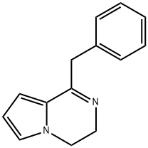 Pyrrolo[1,2-a]pyrazine, 3,4-dihydro-1-(phenylmethyl)- Struktur