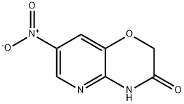 2H-Pyrido[3,2-b]-1,4-oxazin-3(4H)-one, 7-nitro- Struktur