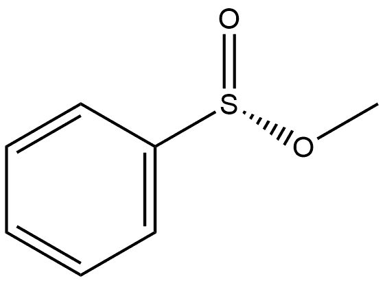 Benzenesulfinic acid, methyl ester, [S(R)]- 化学構造式
