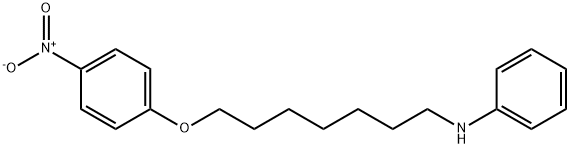 Benzenamine, N-[7-(4-nitrophenoxy)heptyl]- Struktur
