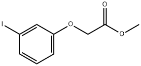 Acetic acid, 2-(3-iodophenoxy)-, methyl ester Struktur