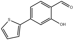 2-Formyl-5-(thiophen-2-yl)phenol 结构式