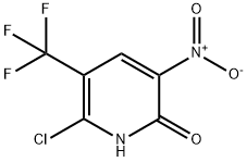2(1H)-Pyridinone, 6-chloro-3-nitro-5-(trifluoromethyl)- Struktur