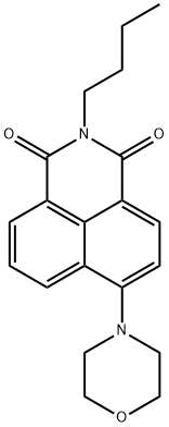 4-morpholinonaphthalic-1,8-N-n-butylimide 结构式