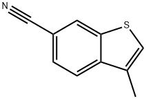 Benzo[b]thiophene-6-carbonitrile, 3-methyl- Structure