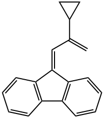 9H-Fluorene, 9-(2-cyclopropyl-2-propen-1-ylidene)-