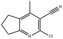 2-Chloro-4-methyl-6,7-dihydro-5H-[1]pyrindine-3-carbonitrile Struktur