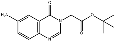 tert-butyl 2-(6-amino-4-oxo-3,4-dihydroquinazolin-3-yl)acetate,1122474-81-0,结构式