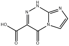 Imidazo[2,1-c][1,2,4]triazine-3-carboxylic acid, 1,4-dihydro-4-oxo- Structure