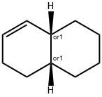 (1β,6β)-ビシクロ[4.4.0]デカ-2-エン 化学構造式