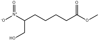 Heptanoic acid, 7-hydroxy-6-nitro-, methyl ester