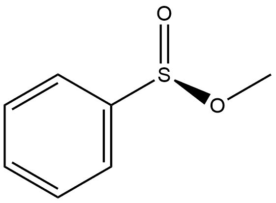 Benzenesulfinic acid, methyl ester, [S(S)]-,112425-42-0,结构式