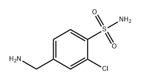 Benzenesulfonamide, 4-(aminomethyl)-2-chloro- Struktur