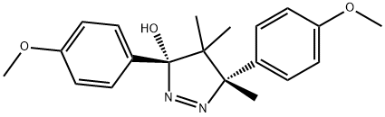 3H-Pyrazol-3-ol, 4,5-dihydro-3,5-bis(4-methoxyphenyl)-4,4,5-trimethyl-, trans- (9CI)