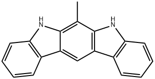 Indolo[2,3-b]carbazole, 5,7-dihydro-6-methyl- Structure